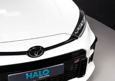 the front of a Toyota GR