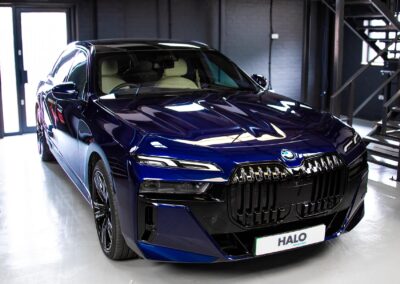 Navy blue BMW